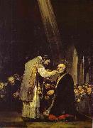 Francisco Jose de Goya Last Communion of Saint Jose de Calasanz. oil painting on canvas